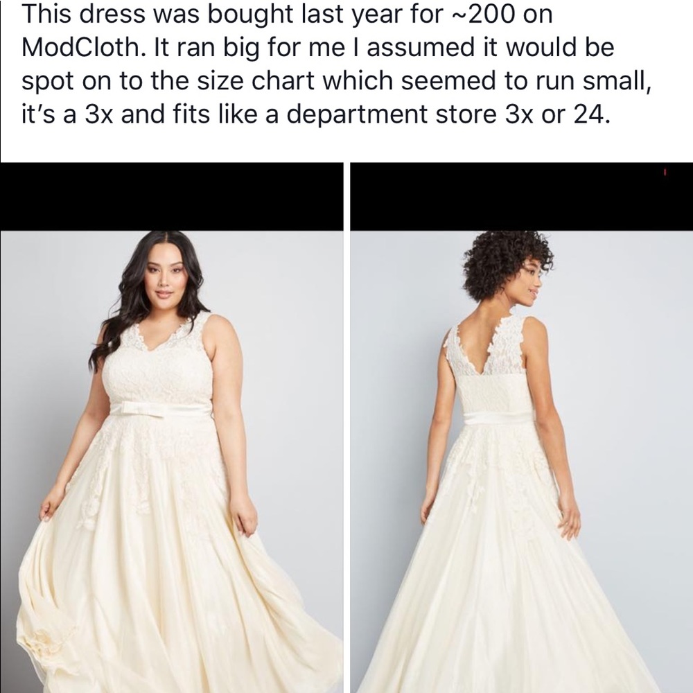 ModCloth wedding dress